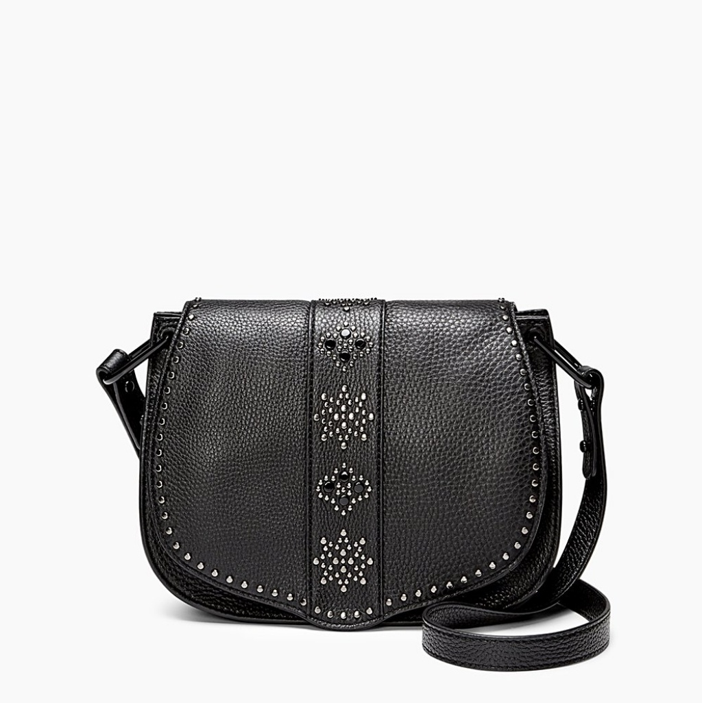 Rebecca Minkoff Saddle Black Leather Crossbody